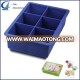 Giant Square Ice Cube Tray Mould Maker Purple Silicone Freeze Drink